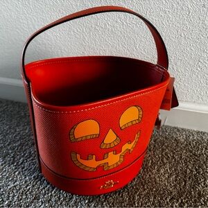 Coach Red and Black Keychain Accessory